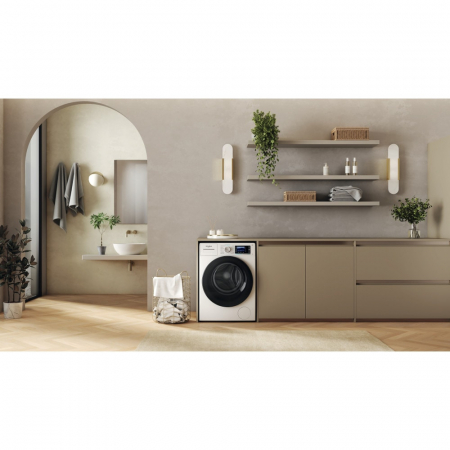Masina de spalat rufe frontala WHIRLPOOL W6 98 SILENCE EE, Steam, 6th Sense, 9 kg, 1400rpm, Clasa A, alb [3]
