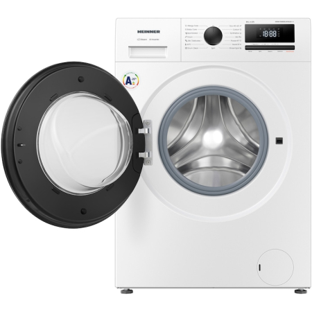 Masina de spalat rufe HEINNER HWM-HME8014IVA20+++, 8 KG, 1400 RPM, Clasa A-20%, MOTOR INVERTER, Display digital, Program Allergy steam, Alb [1]