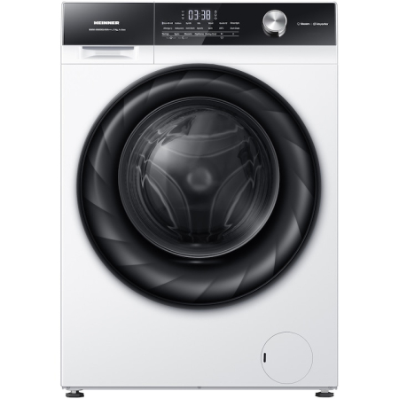 Electrocasnice mari - Masina de spalat rufe HEINNER HWM-HMK9014IVA+++, 9 KG, 1400 RPM, Clasa A, MOTOR INVERTER, Control touch, Display digital, Program Allergy steam, Alb