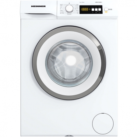 Masini de spalat - Masina de spalat rufe Heinner HWM-VT1814KD++, 8 kg, 1400 rpm, Clasa D, Display digital, Blocare acces copii, Alb