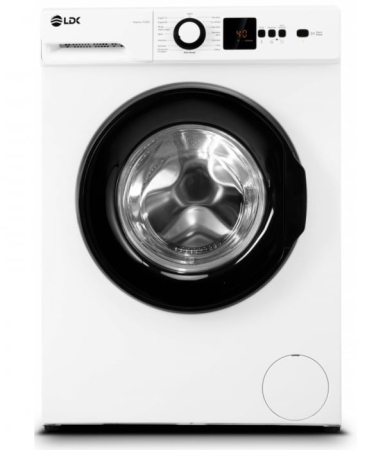 Resigilate - Masina de spalat rufe LDK Higeea 712DD, Clasa D, Capacitate 7 Kg, 1200 rpm, 15 programe, Anti-Alergic, Amanare pornire, Display LED, Alb
