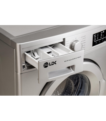 Masina de spalat rufe LDK HIGEEA EL71SBWN Silver, Clasa D, Capacitate 7 Kg, 1000 rpm, Eco-logic, Argintiu [4]