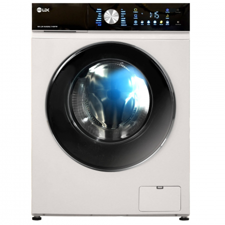 Electrocasnice mari - Masina de spalat rufe LDK Queen 714DITW, 7 Kg, Clasa A, 1400 rpm, 16 programe, Control Touch, Steam, Super Spa, Storm Wash, Night wash, My Cycle, Amanare pornire, Motor Inverter, Alb