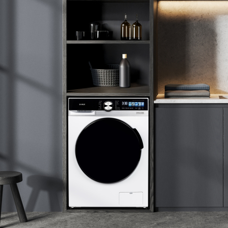 Masina de spalat rufe Samus WSDMAI-8145A30, 8 kg, 1400 rpm, Motor Inverter, Display LED color, Clasa A [10]