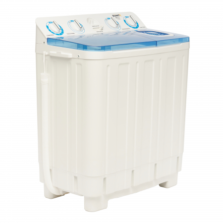 Masina de spalat rufe semiautomata Büntz BMS-72, 7 Kg, Capacitate rufe stoarcere 5Kg, 330 W, Alb/Albastru - Copie [3]