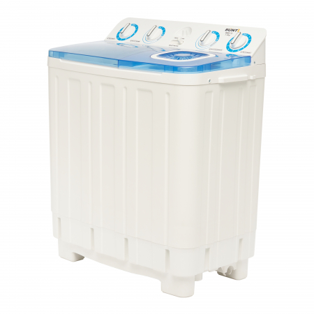Masina de spalat rufe semiautomata Büntz BMS-72, 7 Kg, Capacitate rufe stoarcere 5Kg, 330 W, Alb/Albastru - Copie [2]