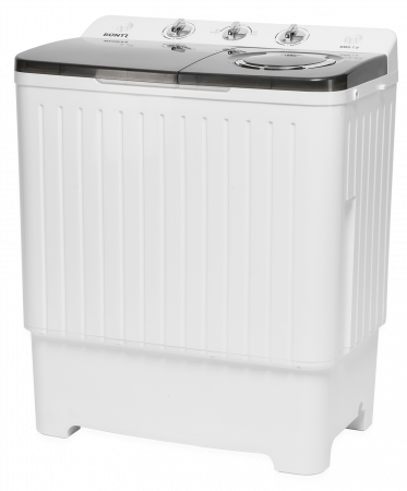 Masina de spalat rufe semiautomata Buntz BMS-70, 7 Kg, Capacitate rufe stoarcere 5.2 Kg, 400 W, Alb/Negru [3]