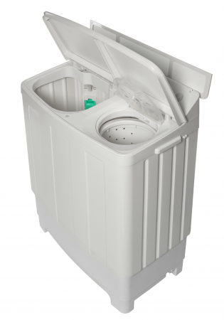 Masina de spalat rufe semiautomata Buntz BMS-75, 7.5 Kg, Capacitate rufe stoarcere 6Kg, 500 W, Alb [5]