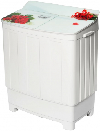 Masini de Spalat Semiautomate - Masina de spalat rufe semiautomata Buntz BMS-75, 7.5 Kg, Capacitate rufe stoarcere 6Kg, 500 W, Alb