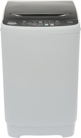 Masina de spalat rufe semiautomata cu storcator incorporat, Büntz BMS-80, 8 kg, 10 Programe de spalare, Display Led, 700 RPM, 355 W, Alb [1]