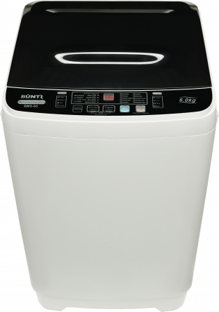 Masini de Spalat Semiautomate - Masina de spalat rufe semiautomata, cuva din inox, Büntz BMS-60, 6 kg, 10 Programe spalare, Display Led, 700 RPM, 310 W, storcator incorporat, Gri