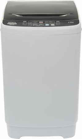 Masina de spalat rufe semiautomata, cuva din inox, Büntz BMS-60, 6 kg, 10 Programe spalare, Display Led, 700 RPM, 310 W, storcator incorporat, Gri [1]