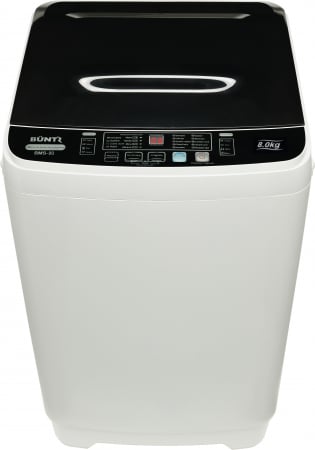 Electrocasnice mari - Masina de spalat rufe semiautomata cu storcator incorporat, Büntz BMS-80, 8 kg, 10 Programe de spalare, Display Led, 700 RPM, 355 W, Alb