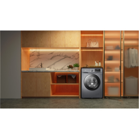 Masina de spalat rufe TCL FF0814SA1, 8 kg, 1400 RPM, Clasa A, BLDC Inverter Motor, Steam Wash, Drum Clean, 24 Hour Delay, Honeycomb Drum, Quick Wash 18 min, Add Garment, 16 Programe, Argintiu [8]