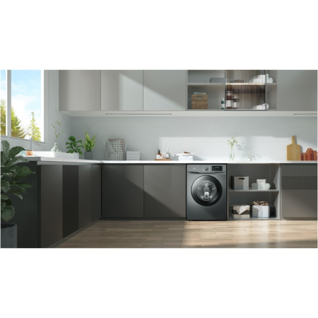 Masina de spalat rufe TCL FF0814SA1, 8 kg, 1400 RPM, Clasa A, BLDC Inverter Motor, Steam Wash, Drum Clean, 24 Hour Delay, Honeycomb Drum, Quick Wash 18 min, Add Garment, 16 Programe, Argintiu [9]