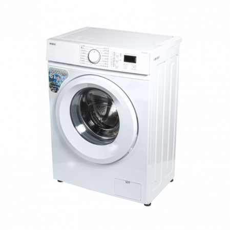 Masina de spalat rufe VIVAX WFL-100616CDS, 6 kg, 1000 RPM, Clasa E, Display digital, Children's sensitive laundry, Eco, Control electronic, Blocare acces copii, Temperatura reglabila, Drum Clean Sterilization, Program Rapid, Delay Start, 16 programe, Alb [1]