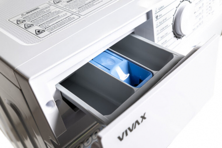 Masina de spalat rufe VIVAX WFL-100616CDS, 6 kg, 1000 RPM, Clasa E, Display digital, Children's sensitive laundry, Eco, Control electronic, Blocare acces copii, Temperatura reglabila, Drum Clean Sterilization, Program Rapid, Delay Start, 16 programe, Alb [5]