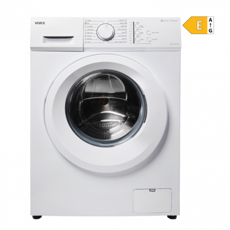 Electrocasnice mari - Masina de spalat rufe VIVAX WFL-120716CS, 7 kg, 1200 RPM, Clasa E, Baby Care, Eco, Control electronic, Blocare acces copii, Temperatura reglabila, Drum Clean Sterilization, Program Rapid, Delay Start, 16 programe, Alb