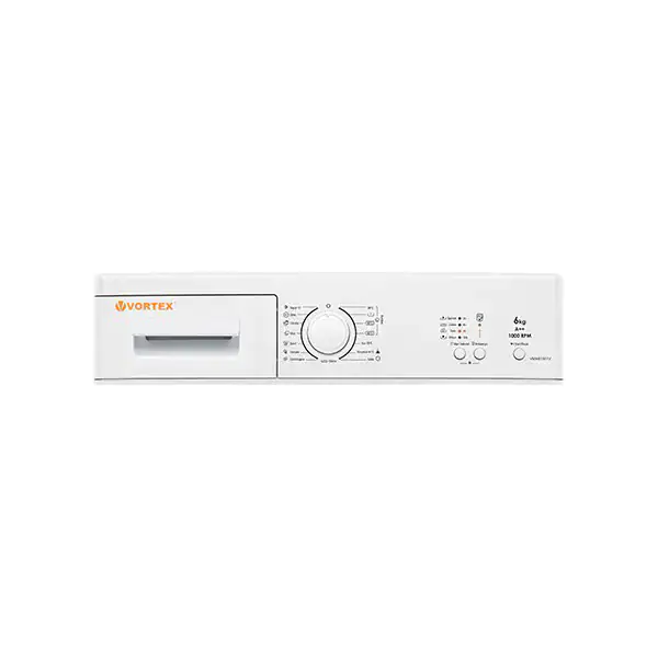 Masina de spalat rufe Vortex VMA61001V, 6 kg, 1000 RPM, 15 programe, Alb [1]