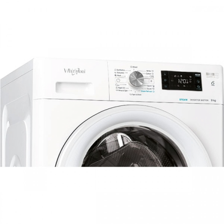 Masina de spalat rufe frontala WHIRLPOOL FFB 9458 WV EE, 6th Sense, 9 kg, 1400rpm, Clasa B, alb [4]