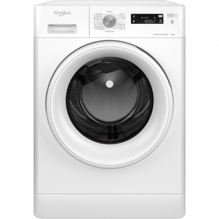 PROMOTII - Masina de spalat rufe Whirlpool FreshCare+ FFS7458WEE, 7 kg, 1400 rpm, Clasa B,Tehnologia al 6-lea Simt, Motor Inverter, Alb
