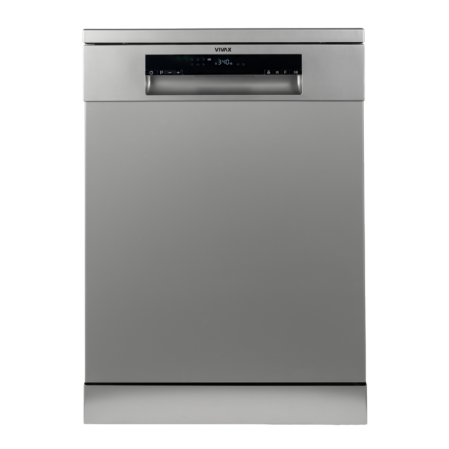 Masina de spalat vase independenta Vivax DW-601472C S , 14 Seturi, 7 programe, Clasa E, Control digital, 60 cm, Argintiu [1]