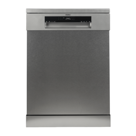 Masina de spalat vase independenta  Vivax DW-601472C X, 14 Seturi, 7 programe, Clasa E, Control digital, 60 cm, Argintiu [1]