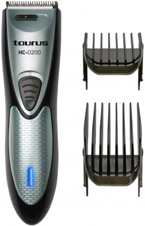 Aparat de tuns Taurus HC- 0200, 3 V, 300 mA, Cutit inox, Negru/Argintiu [7]