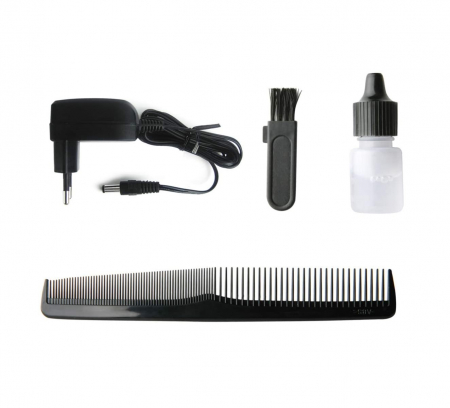 Aparat de tuns Taurus HC- 0200, 3 V, 300 mA, Cutit inox, Negru/Argintiu [2]