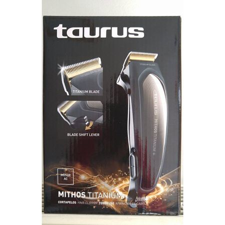 Aparat de tuns Taurus Mithos Avant, Cutit titan, Parghie reglabila 1-3 mm, Negru/Maro [5]