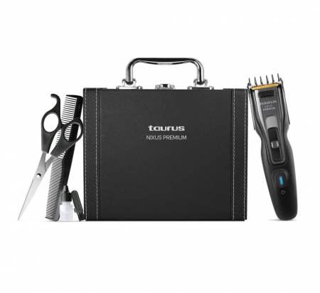 Ingrijire personala - Masina de tuns Nixus Premium Taurus, 800 mA, LED, 7 lungimi, acumulator, geanta transport