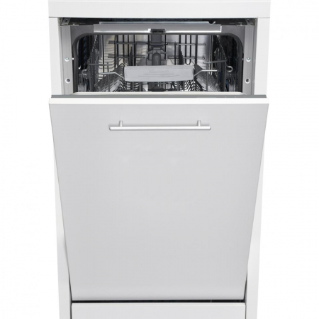 Resigilate - Masina de spalat vase incorporabila Heinner HDW-BI4592TE++, 10 Seturi, 9 programe, Clasa E, Half load, Buzzer Final Program, Aquastop, 45 cm - RESIGILAT