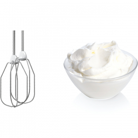 Mixer de mana Bosch MFQ3030, 350W, 4 trepte de viteza+turbo, Accesorii: 2 spirale, 2 teluri [3]