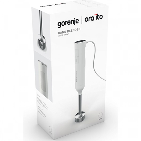 Mixer vertical GORENJE HB600ORAW, 600W, 2 trepte viteza, alb-argintiu [4]