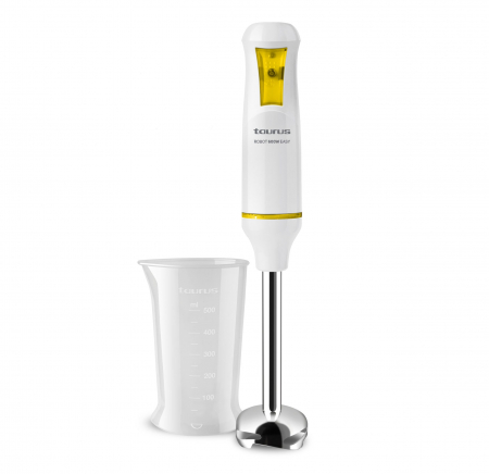 Blendere si mixere - Mixer Taurus vertical Robot 600 Easy, 600W, Turbo, Pahar gradat, Alb