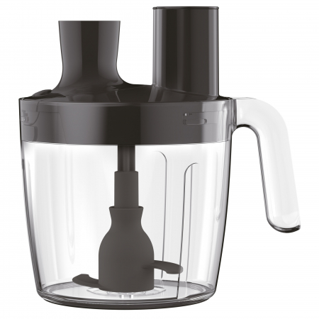 Mixer vertical Tefal Quickchef HB65LD38, 1000W, 20 viteze, functie Pulse & Turbo, tocator 500 ml, pahar gradat 800 ml, procesator 5 in 1 de 3L, tel, protectie antistropire, alb [1]