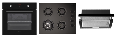 Cuptoare electrice - Pachet Pyramis 26P, 69 l, 8 functii, Clasa A