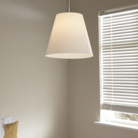Casa & Gradina - Pendul GLS clopot, alb, 1 x (E27), IP20 • GoodHome Syenite