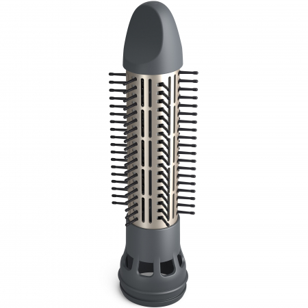 Perie rotativa cu aer cald Philips Seria 7000 BHA710/00, 1000W, ingrijire cu ioni, 2 accesorii, setare temperatura de ingrijire, peri naturali, invelis ceramic din turmalina, Alb/crem [5]
