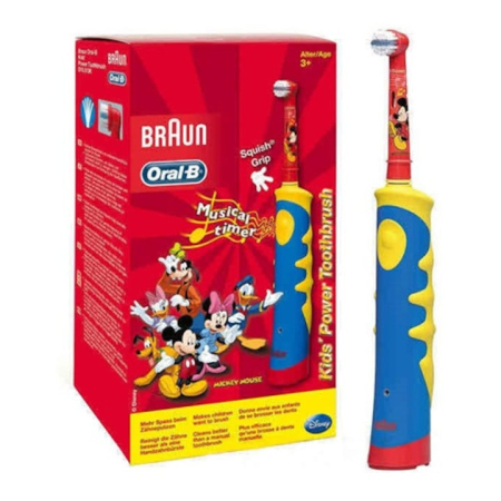 Periuta de dinti electrica Oral-B pentru copii D10.513K, 5600 oscilatii/min, rosu/albastru [2]