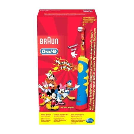 Periuta de dinti electrica Oral-B pentru copii D10.513K, 5600 oscilatii/min, rosu/albastru [1]