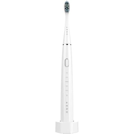 Ingrijire personala - Periuta de dinti sonica electrica smart Aeno ADB0001S, 4 +8 moduri de curatare smart, incarcare wireless, 46000rpm, 90 de zile fara incarcare, IPX7, 3 capete de perie incluse, alb