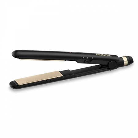 Ingrijire personala - Placa de par BaByliss ST089E Ceramic Straight, placi 24x95mm ceramice, 230 grade, Negru/Crem