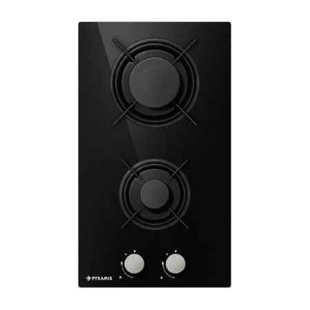 Plite gaz - Plita gaz domino Pyramis 496 Black Glass