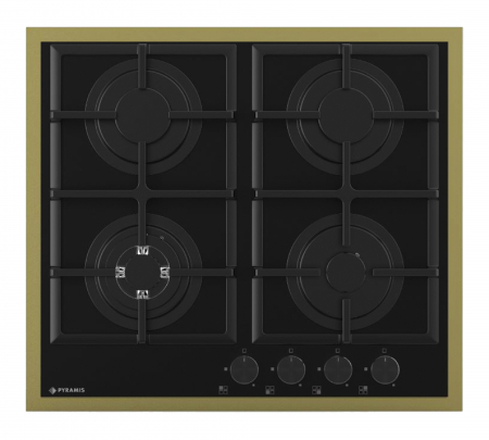 Plite - Plita gaz Pyramis 8080 PVD GOLD
