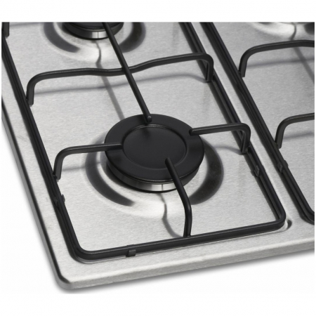 Plita incorporabila Heinner HBH-V4IEIX, Gaz, 4 arzatoare, Aprindere electrica integrata, Control lateral, 58 cm, Inox [2]