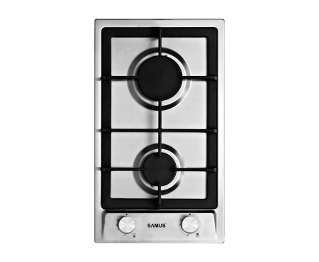 Plite - Plita incorporabila Samus PSG-32SX, 2 arzatoare, Inox