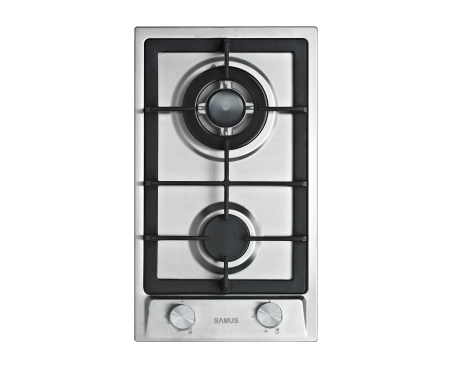 Plite - Plita incorporabila Samus PSG-32SX2, 2 arzatoare, Inox