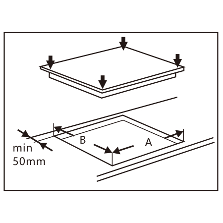 Plita incorporabila vitroceramica Samus PSVE-32BG4, 2 arzatoare, Neagra [3]