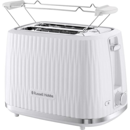 Prajitoare de Paine - Prajitor de paine Russell Hobbs, Eden, 800 W, 2 sloturi, Alb